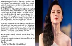 Angela Phương Trinh bày cách trị ung thư bằng niệm Phật: Nói chuyện, trải lòng từ bi, cầu cho khối u siêu thoát, dần dần khối u sẽ biến mất - Ảnh 1.