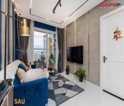  Làm chủ chuỗi villa cao cấp ở Vũng Tàu, đôi vợ chồng vẫn chọn sống bình yên trong căn hộ vỏn vẹn 59m2, cải tạo xong vừa rộng rãi vừa nghệ thuật rất đáng học hỏi  - Ảnh 7.