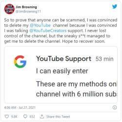 YouTuber chuyên vạch mặt bọn lừa đảo cuối cùng lại bị lừa, đến nỗi tự tay xóa kênh YouTube của chính mình - Ảnh 1. YouTuber chuyên vạch mặt bọn lừa đảo cuối cùng lại bị lừa, đến nỗi tự tay xóa kênh YouTube của chính mình - Ảnh 1.