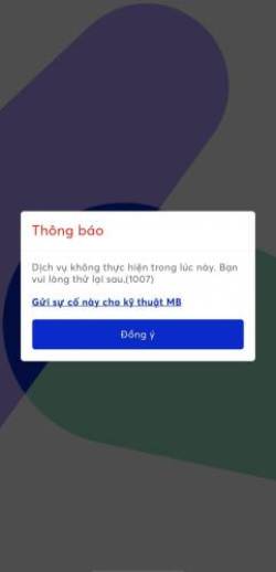 Ứng dụng mobile banking của ngân hàng MB bị lỗi, khách hàng không thể truy cập - Ảnh 1.