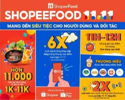 Lượng truy cập ứng dụng tăng 6 lần trong sự kiện ShopeeFood 11/11, giúp hàng nghìn đối tác phục hồi sau dịch - Ảnh 1. Lượng truy cập ứng dụng tăng 6 lần trong sự kiện ShopeeFood 11/11, giúp hàng nghìn đối tác phục hồi sau dịch - Ảnh 1.