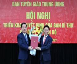  Ông Trần Thanh Lâm làm Phó Trưởng Ban Tuyên giáo Trung ương  - Ảnh 1.