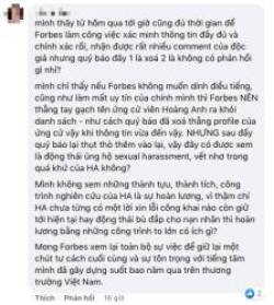 Cộng đồng mạng yêu cầu Forbes Việt Nam xóa tên Ngô Hoàng Anh khỏi danh sách Forbes Under 30: Không ai mang một tấm gương bẩn ra soi cả! - Ảnh 10.