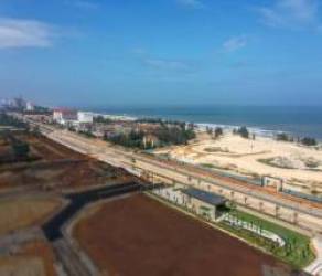 Đất Xanh Miền Trung khởi công cải tạo cảnh quan tuyến đường Võ Nguyên Giáp dự án Regal Ocean - Ảnh 1.